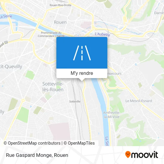 Rue Gaspard Monge plan