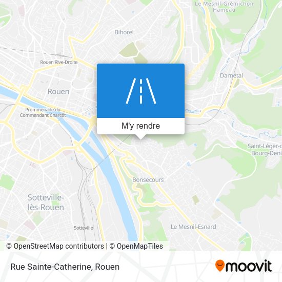 Rue Sainte-Catherine plan