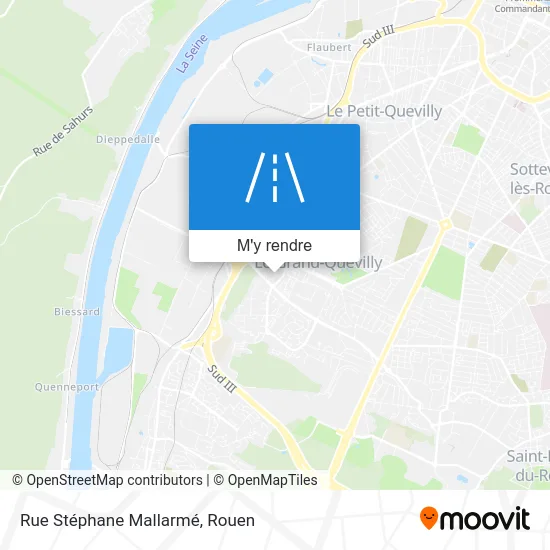 Rue Stéphane Mallarmé plan