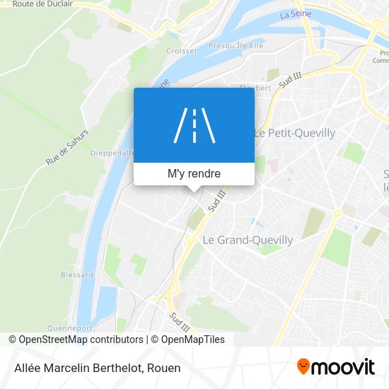 Allée Marcelin Berthelot plan