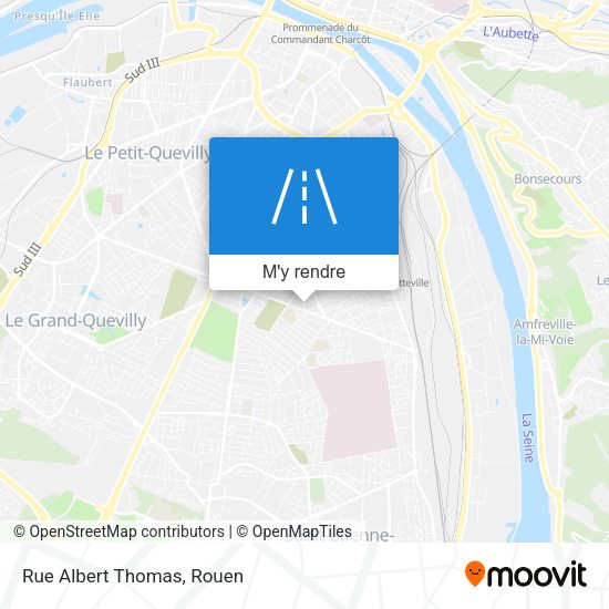 Rue Albert Thomas plan