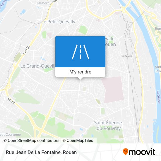 Rue Jean De La Fontaine plan