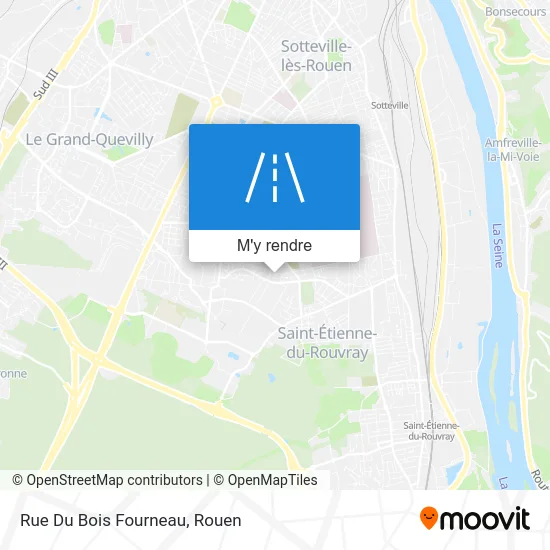 Rue Du Bois Fourneau plan