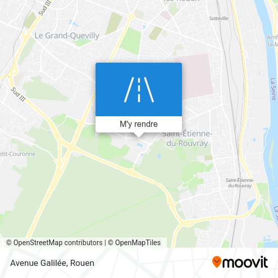 Avenue Galilée plan