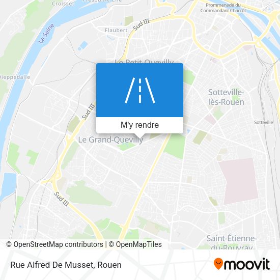 Rue Alfred De Musset plan