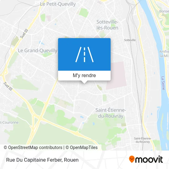 Rue Du Capitaine Ferber plan