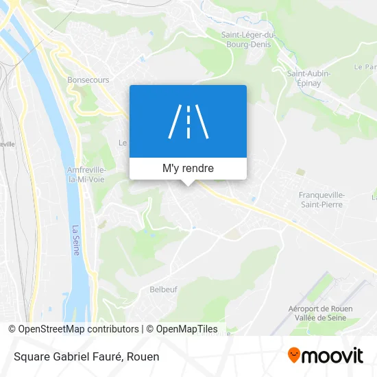 Square Gabriel Fauré plan