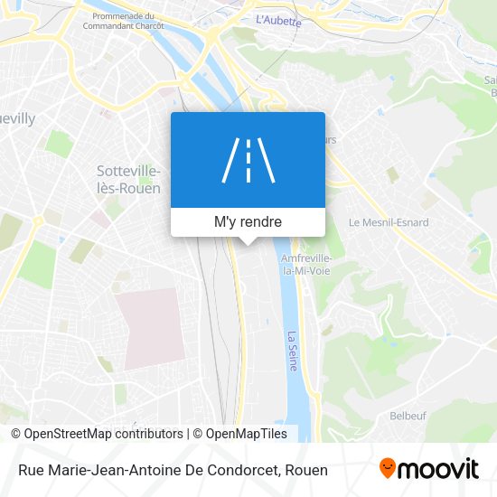 Rue Marie-Jean-Antoine De Condorcet plan