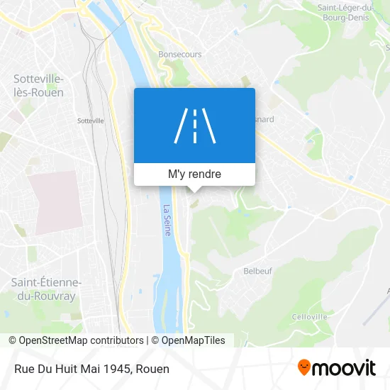 Rue Du Huit Mai 1945 plan