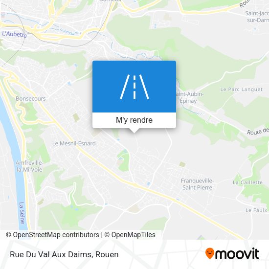 Rue Du Val Aux Daims plan
