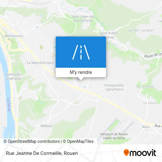 Rue Jeanne De Cormeille plan