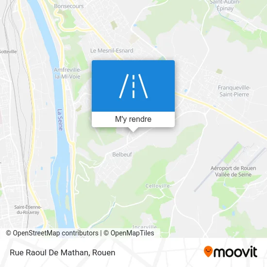 Rue Raoul De Mathan plan