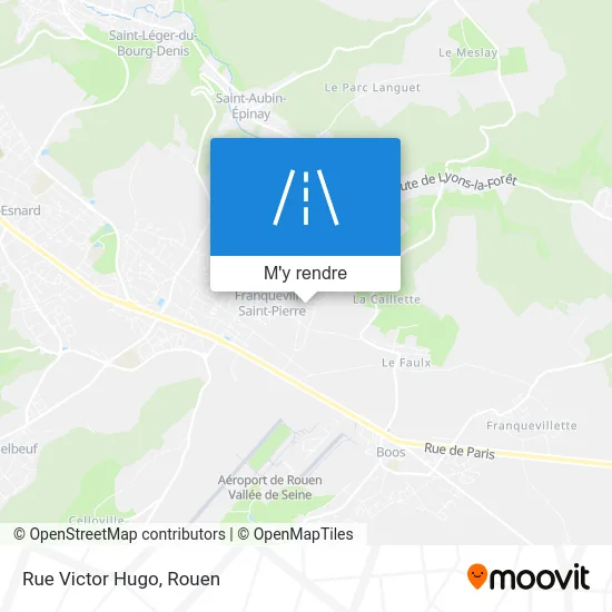 Rue Victor Hugo plan