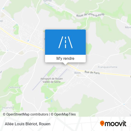 Allée Louis Blériot plan