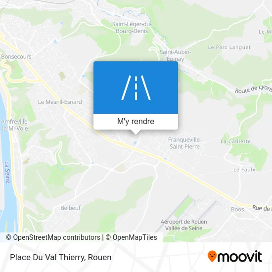 Place Du Val Thierry plan
