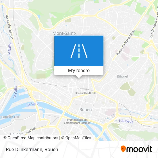 Rue D'Inkermann plan