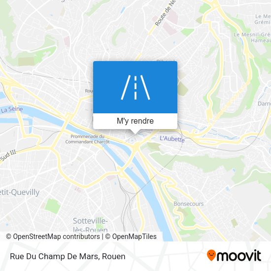 Rue Du Champ De Mars plan