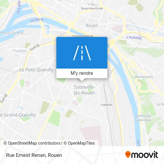 Rue Ernest Renan plan