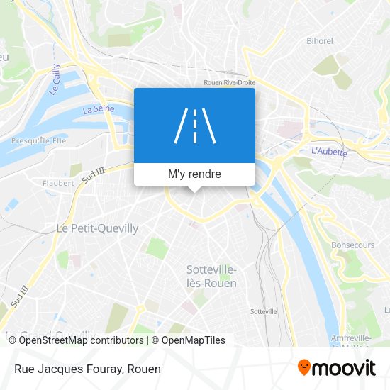Rue Jacques Fouray plan
