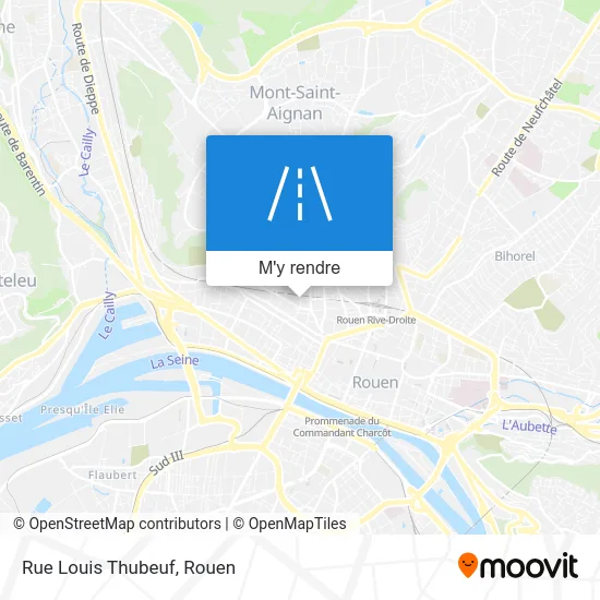 Rue Louis Thubeuf plan