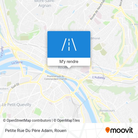 Petite Rue Du Père Adam plan