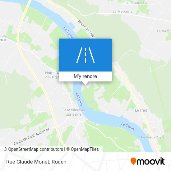 Rue Claude Monet plan