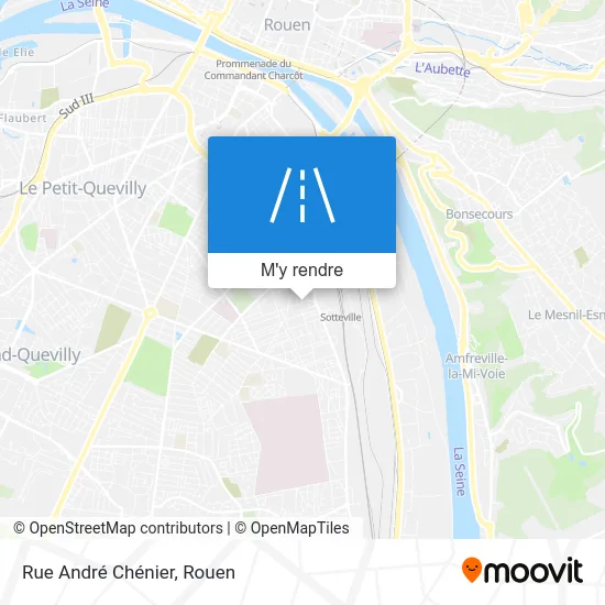 Rue André Chénier plan