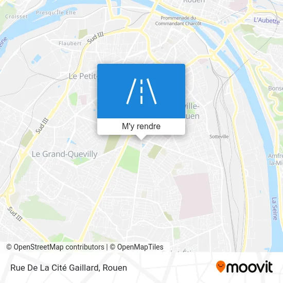 Rue De La Cité Gaillard plan