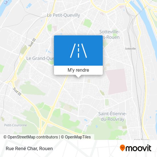 Rue René Char plan