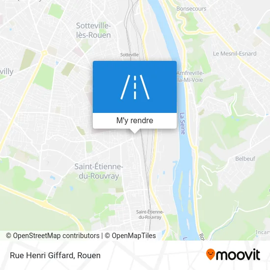 Rue Henri Giffard plan