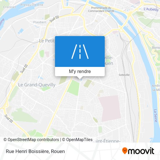 Rue Henri Boissière plan