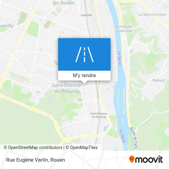 Rue Eugène Varlin plan