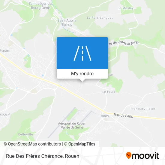 Rue Des Frères Chérance plan