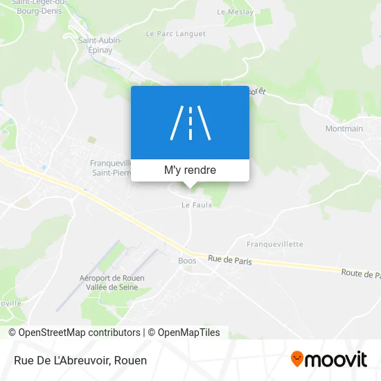 Rue De L'Abreuvoir plan