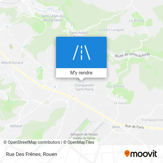 Rue Des Frênes plan