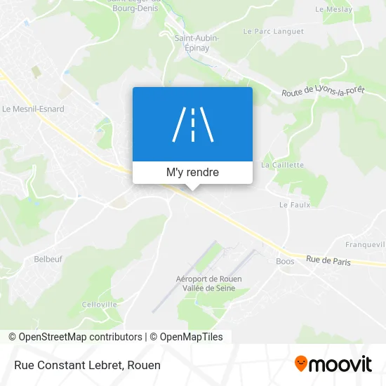 Rue Constant Lebret plan