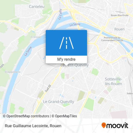 Rue Guillaume Lecointe plan