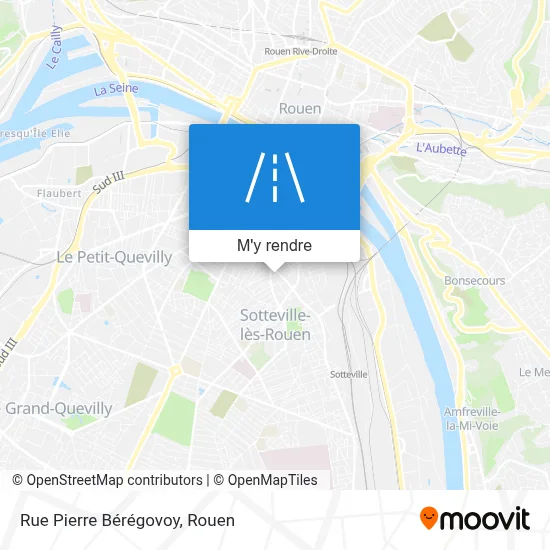 Rue Pierre Bérégovoy plan