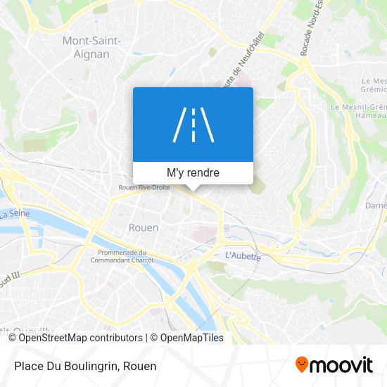 Place Du Boulingrin plan