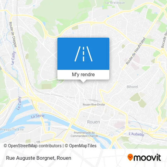 Rue Auguste Borgnet plan