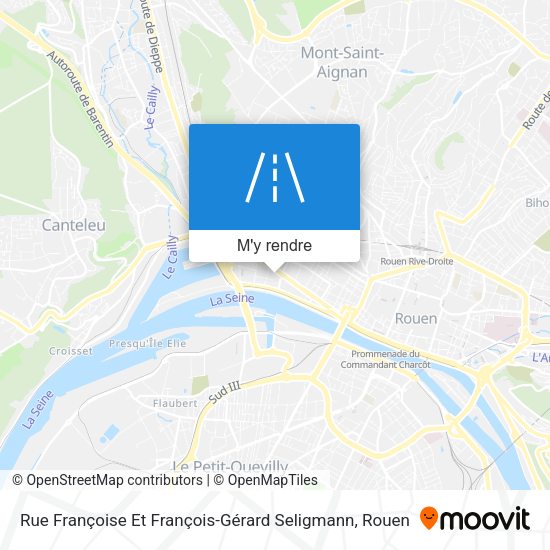 Rue Françoise Et François-Gérard Seligmann plan