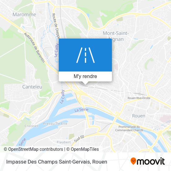 Impasse Des Champs Saint-Gervais plan