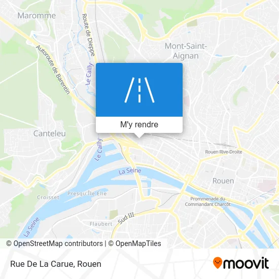 Rue De La Carue plan