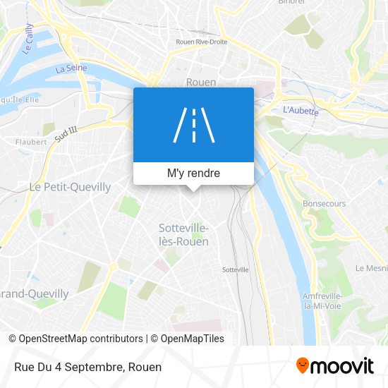 Rue Du 4 Septembre plan