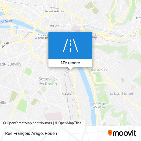 Rue François Arago plan