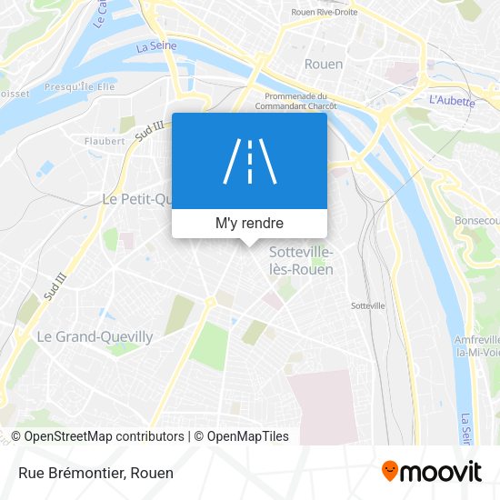 Rue Brémontier plan