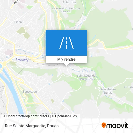 Rue Sainte-Marguerite plan