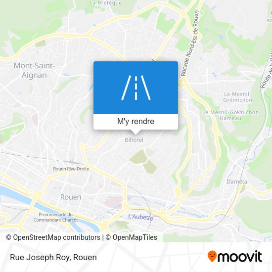 Rue Joseph Roy plan