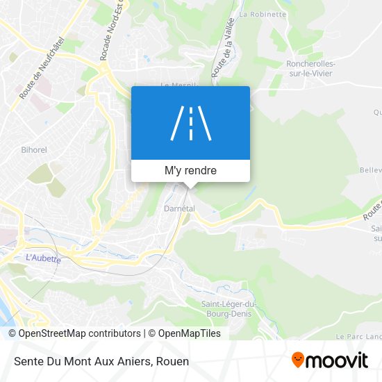 Sente Du Mont Aux Aniers plan