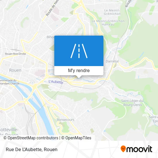 Rue De L'Aubette plan